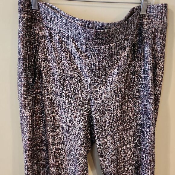 Torrid Black and White Textured Joggers Size 1 New Condition - Picture 1 of 4